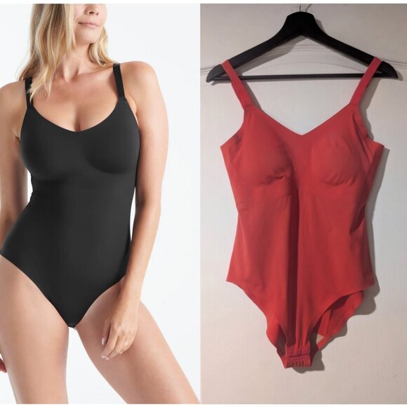 Knix | LuxeLift Bodysuit In Coral - Picture 1 of 15